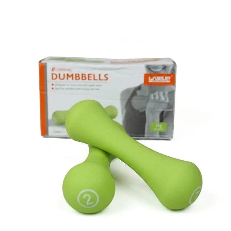 Liveup Dumbbell Bone Shape Neoprene 1 kg x 2 - Orange