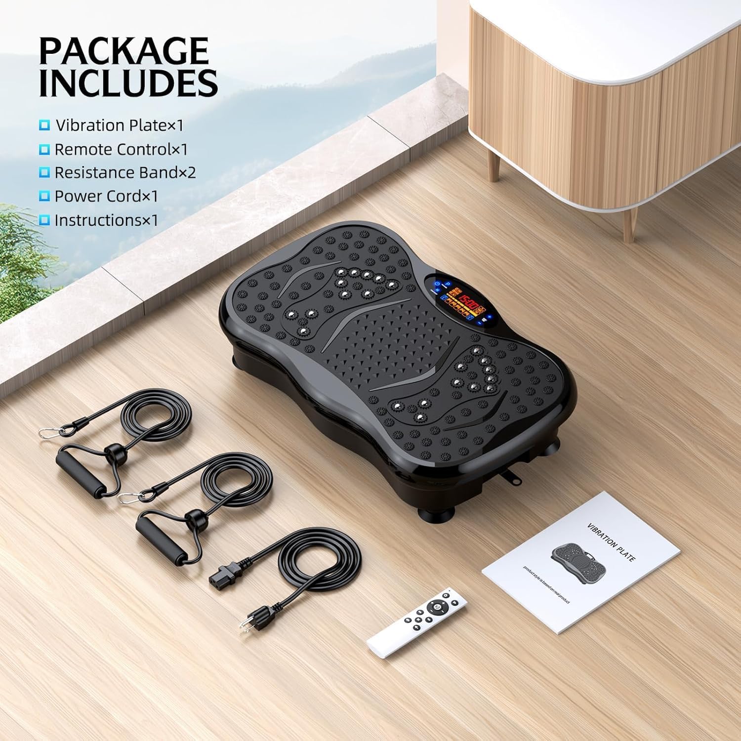 Weight Loss and Lymphatic Drainage, 400lbs Shake Plate Whole Body Workout Platform for Home Fitness Fat Burner Gifts
