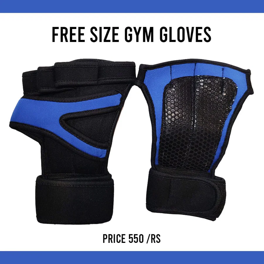 SN+ Power Grip Professional Gloves - Blue