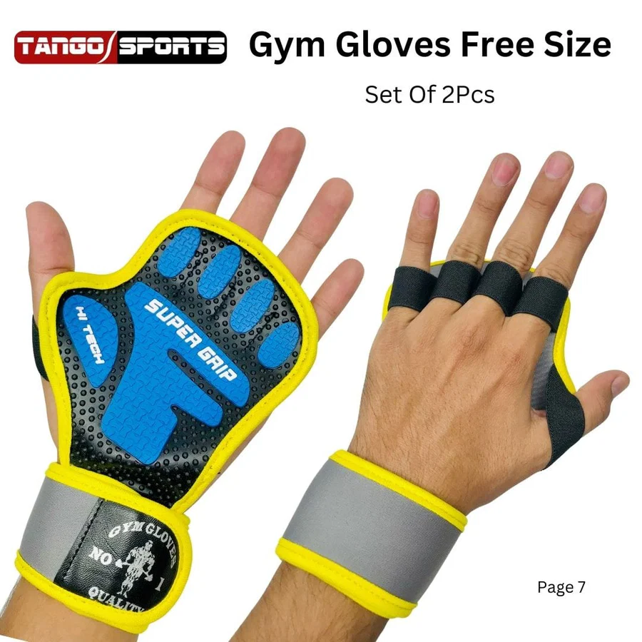 Cut Weight Lifting and Exercise Gloves - Black
