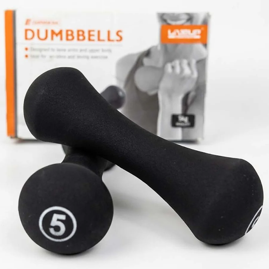 Vinyl Coated Dumbbells 1KG to 5KG